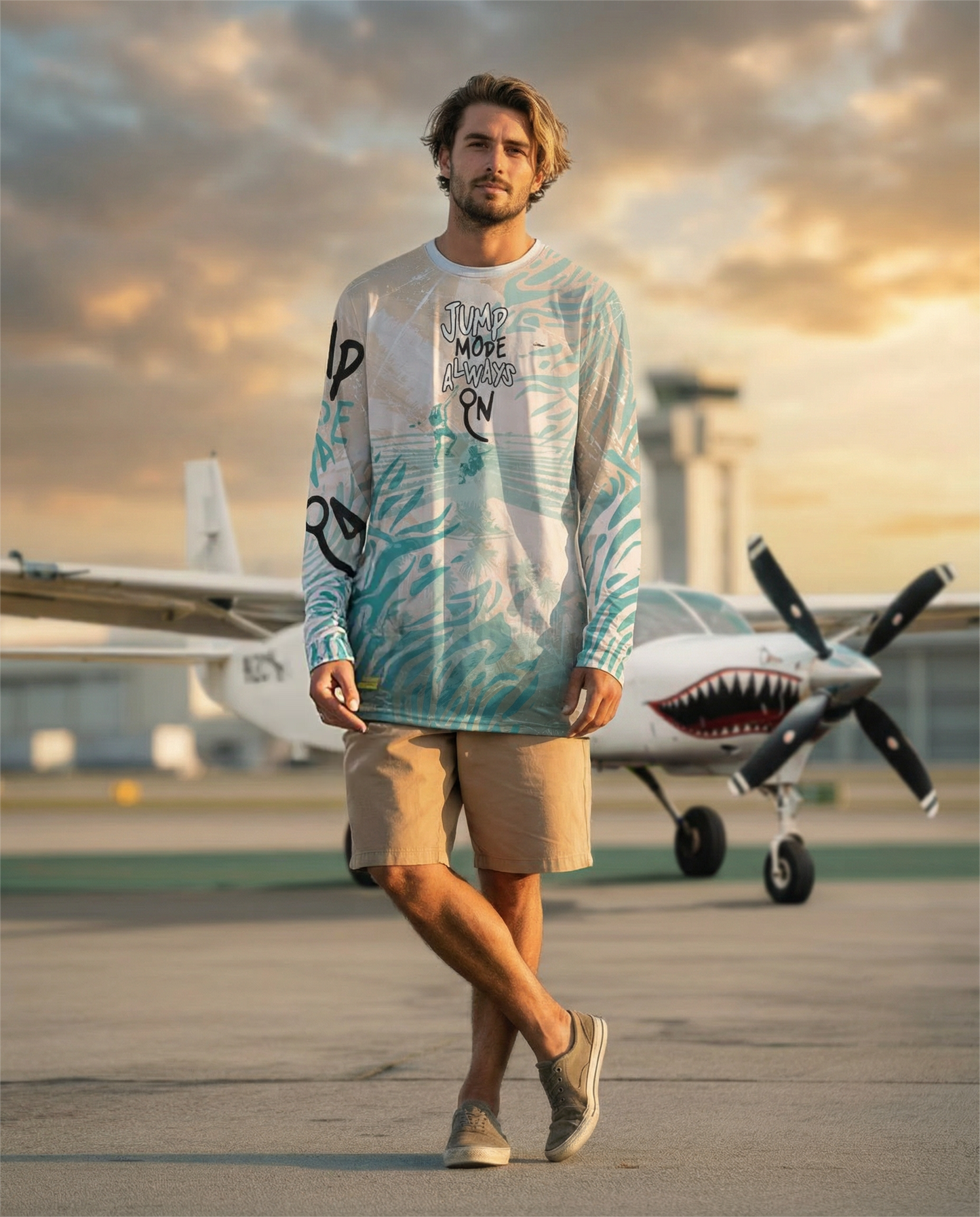 Skydiving longsleeve Extra Long